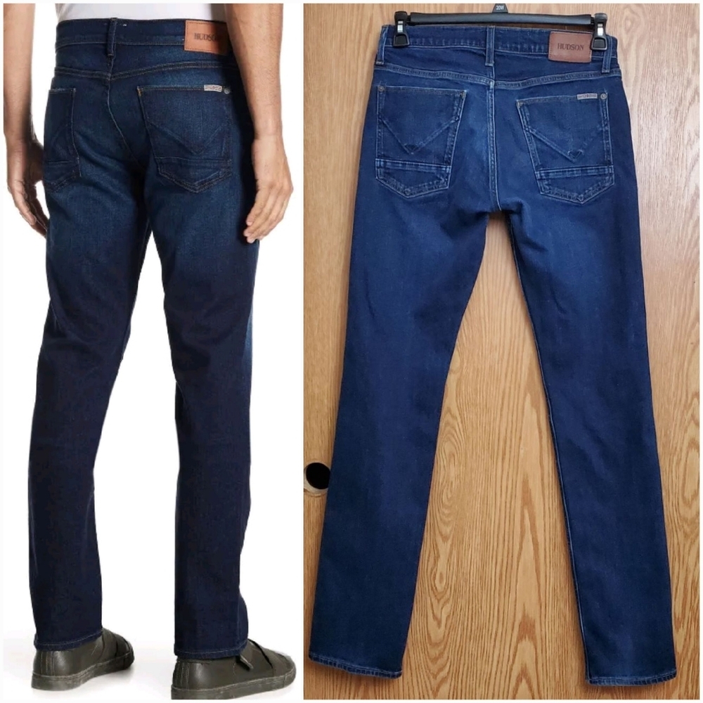 30×34 Hudson Byron 5 pkt straight zip fly jeans
